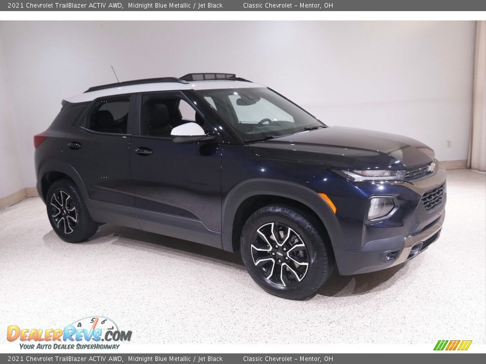 2021 Chevrolet TrailBlazer ACTIV AWD Midnight Blue Metallic / Jet Black Photo #1