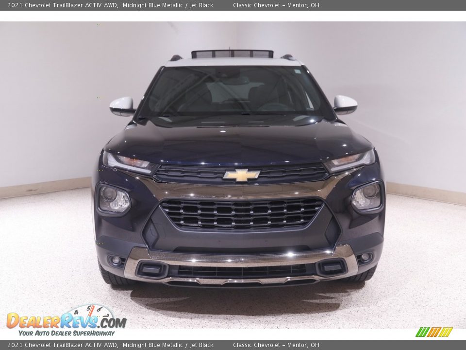 2021 Chevrolet Trailblazer ACTIV AWD Midnight Blue Metallic / Jet Black Photo #2