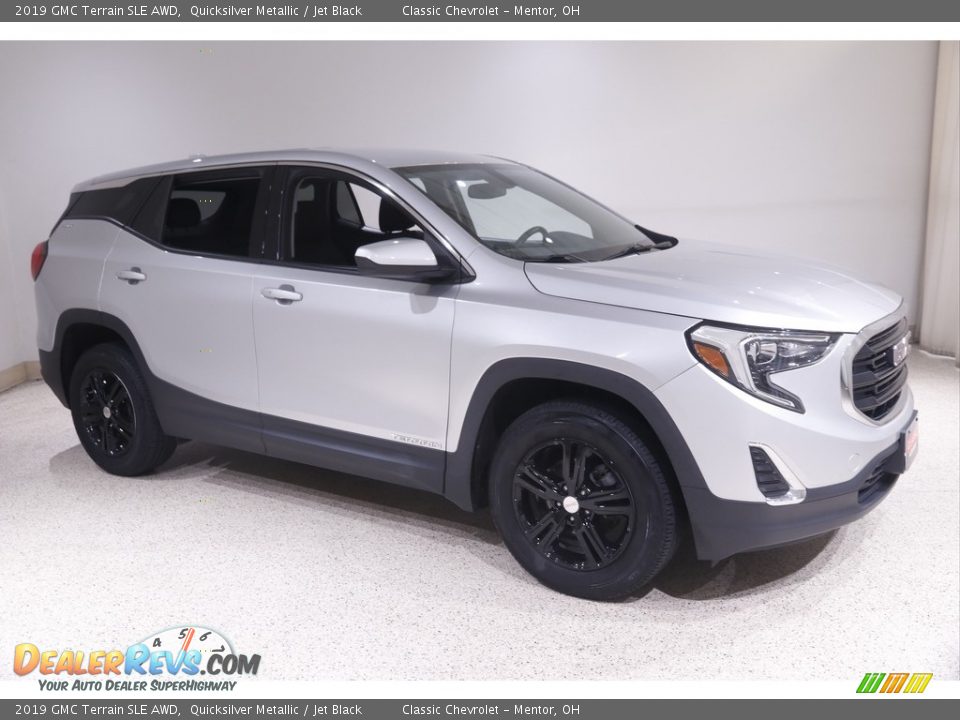 2019 GMC Terrain SLE AWD Quicksilver Metallic / Jet Black Photo #1