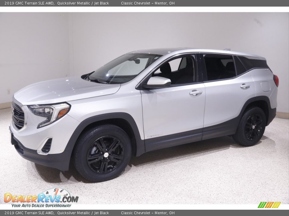 2019 GMC Terrain SLE AWD Quicksilver Metallic / Jet Black Photo #3