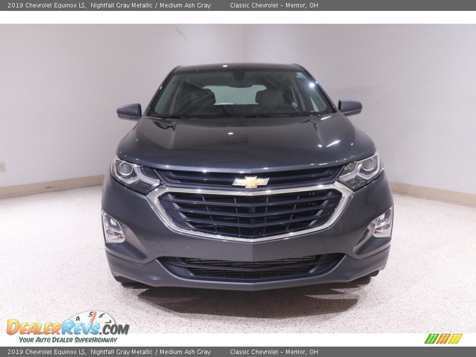 2019 Chevrolet Equinox LS Nightfall Gray Metallic / Medium Ash Gray Photo #2