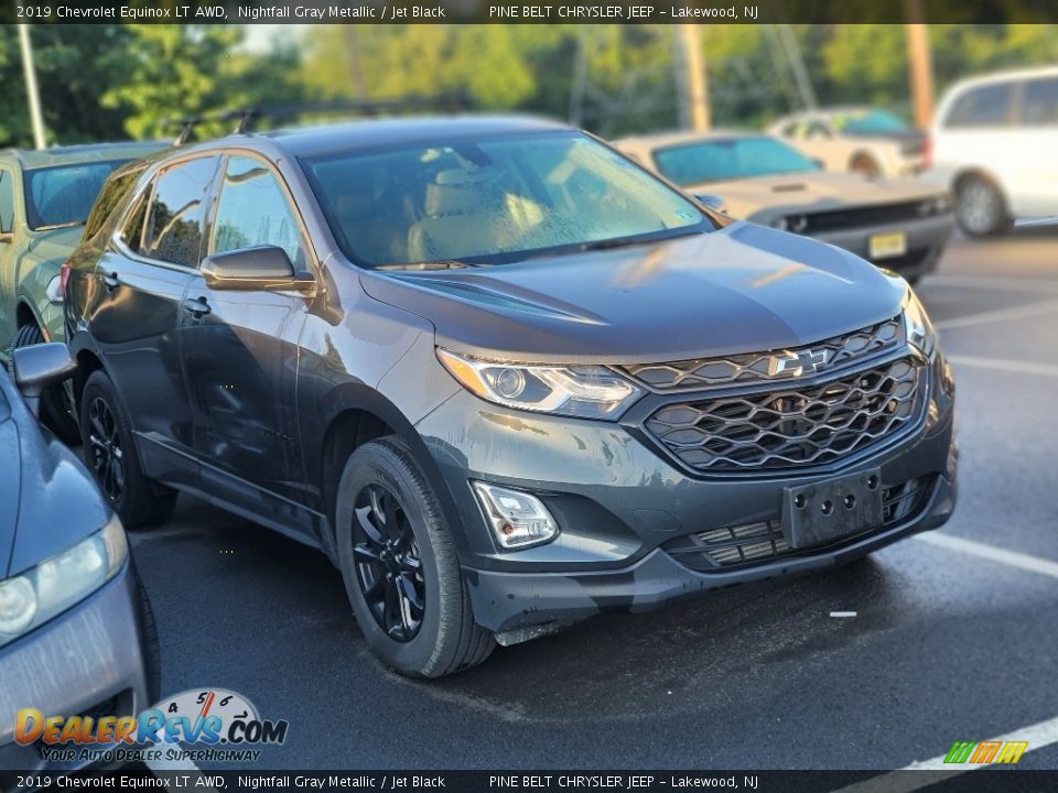 2019 Chevrolet Equinox LT AWD Nightfall Gray Metallic / Jet Black Photo #3