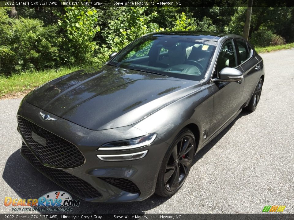 2022 Genesis G70 3.3T AWD Himalayan Gray / Gray Photo #3