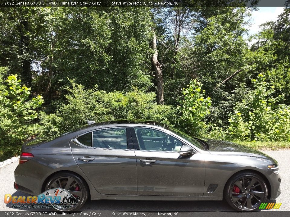 Himalayan Gray 2022 Genesis G70 3.3T AWD Photo #6