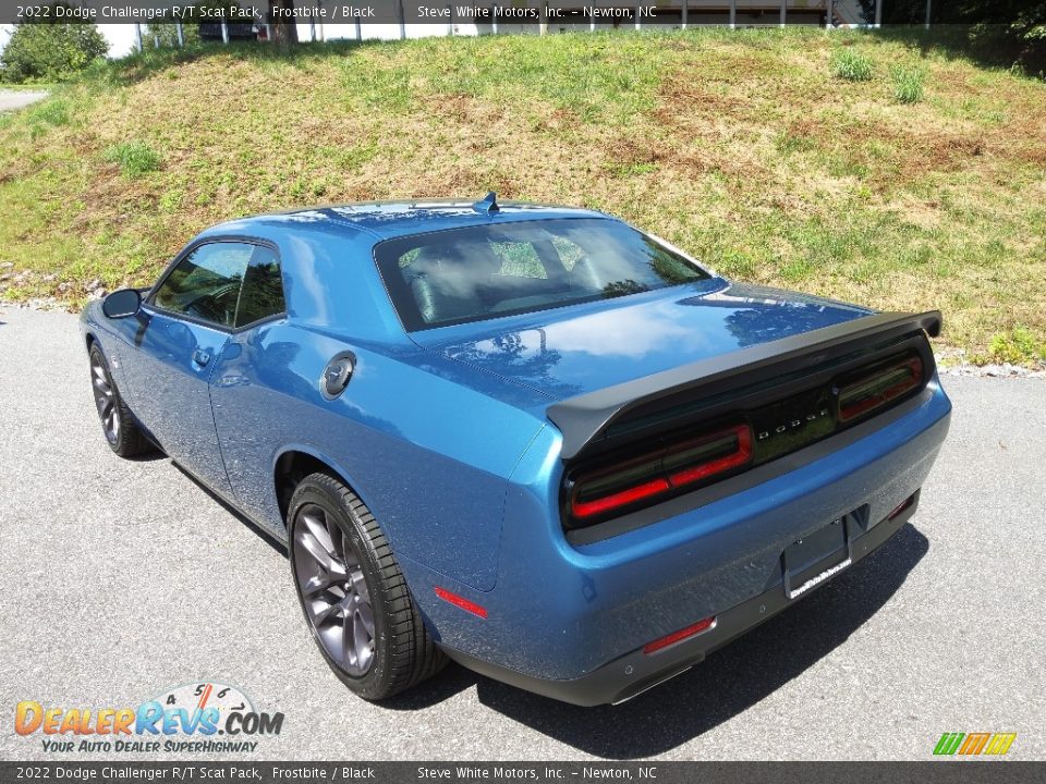 2022 Dodge Challenger R/T Scat Pack Frostbite / Black Photo #8