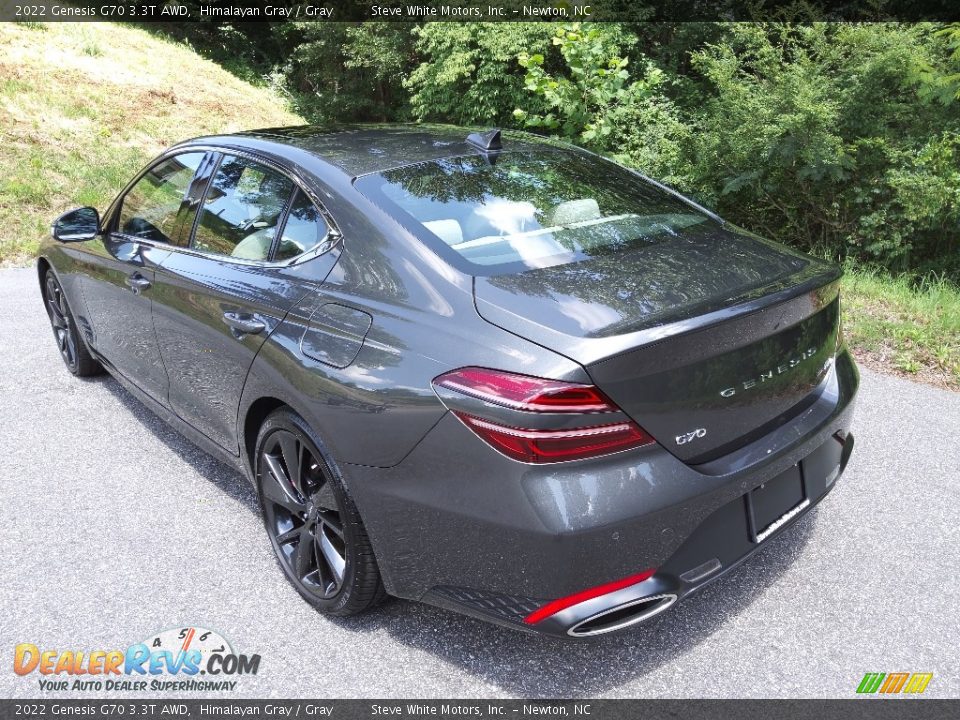 2022 Genesis G70 3.3T AWD Himalayan Gray / Gray Photo #9