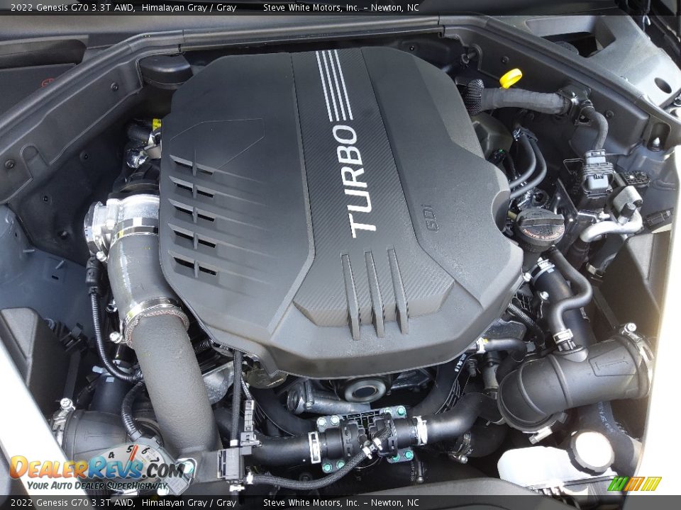 2022 Genesis G70 3.3T AWD 3.3 Liter Turbocharged DOHC 24-Valve VVT V6 Engine Photo #11