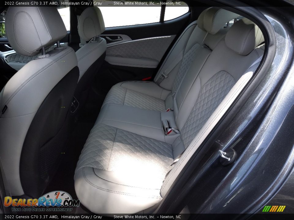 Rear Seat of 2022 Genesis G70 3.3T AWD Photo #14