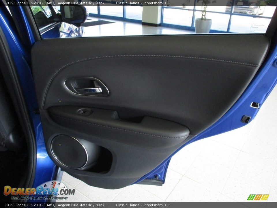 2019 Honda HR-V EX-L AWD Aegean Blue Metallic / Black Photo #18