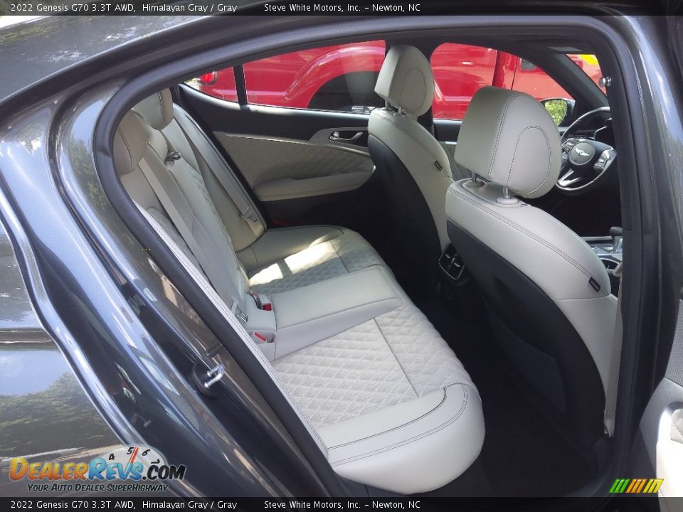 Rear Seat of 2022 Genesis G70 3.3T AWD Photo #16