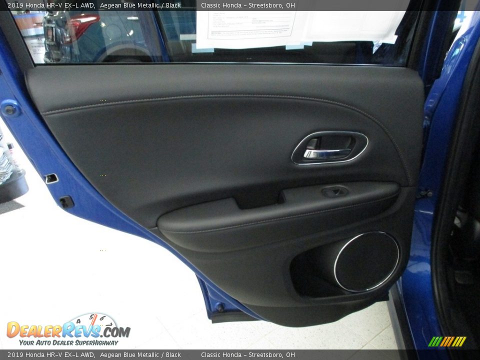 2019 Honda HR-V EX-L AWD Aegean Blue Metallic / Black Photo #23