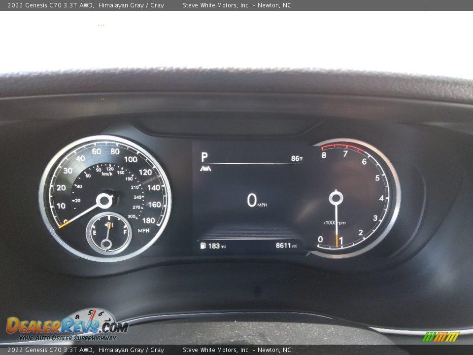 2022 Genesis G70 3.3T AWD Gauges Photo #21