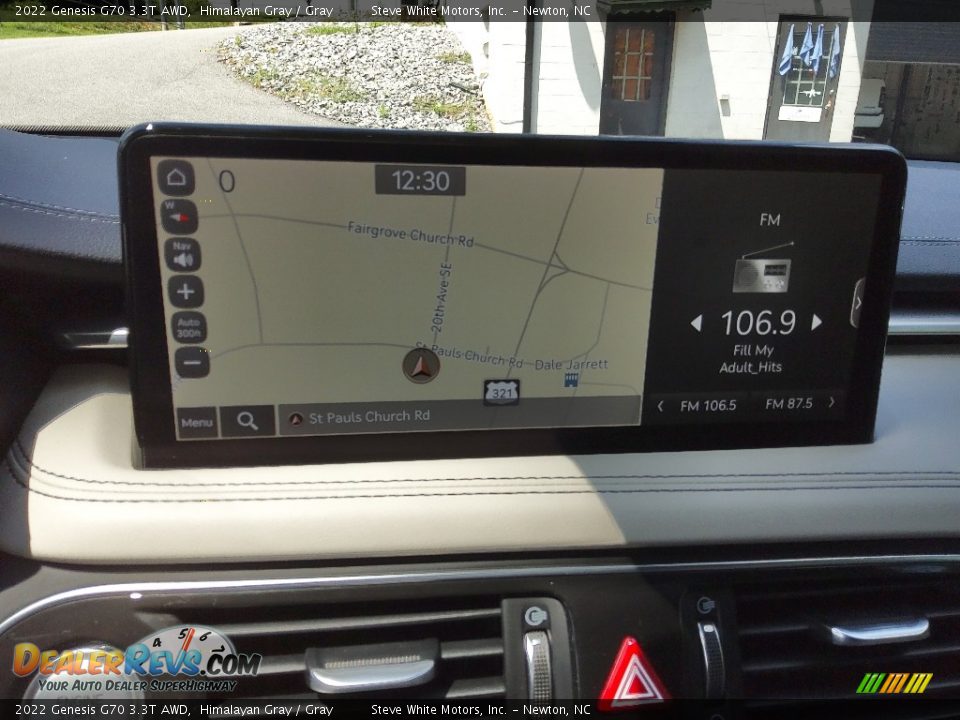 Navigation of 2022 Genesis G70 3.3T AWD Photo #23