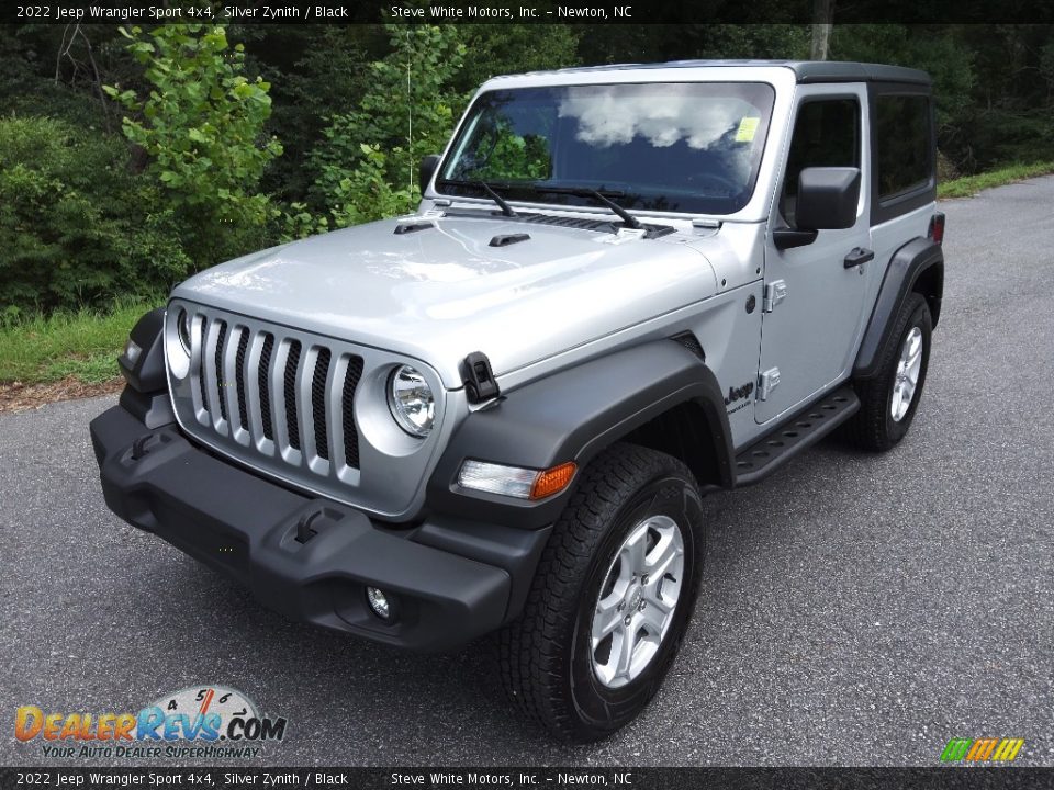 2022 Jeep Wrangler Sport 4x4 Silver Zynith / Black Photo #2