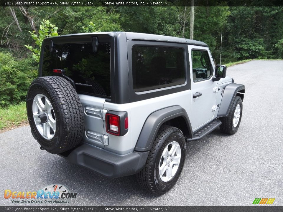 2022 Jeep Wrangler Sport 4x4 Silver Zynith / Black Photo #6