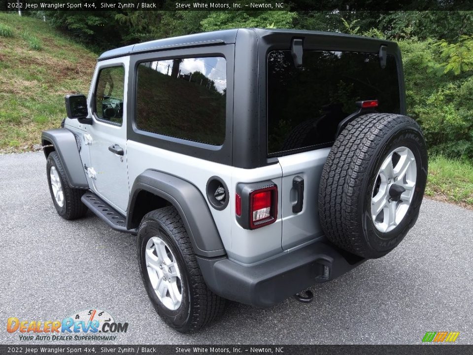 2022 Jeep Wrangler Sport 4x4 Silver Zynith / Black Photo #8