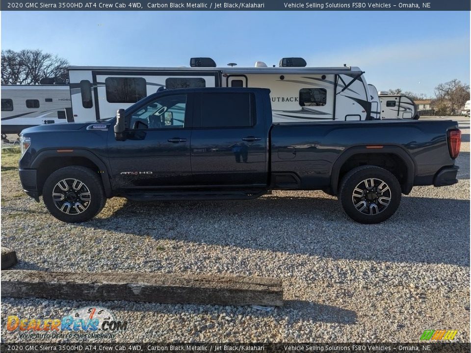 2020 GMC Sierra 3500HD AT4 Crew Cab 4WD Carbon Black Metallic / Jet Black/Kalahari Photo #1