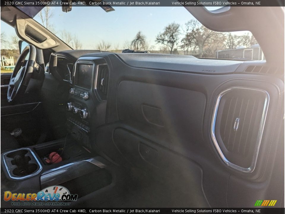 2020 GMC Sierra 3500HD AT4 Crew Cab 4WD Carbon Black Metallic / Jet Black/Kalahari Photo #2
