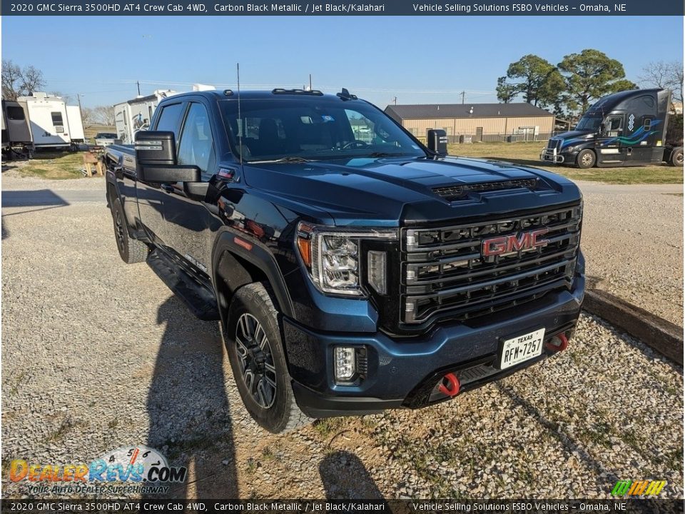 2020 GMC Sierra 3500HD AT4 Crew Cab 4WD Carbon Black Metallic / Jet Black/Kalahari Photo #3