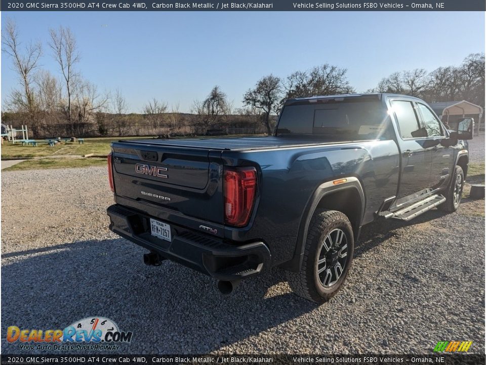 2020 GMC Sierra 3500HD AT4 Crew Cab 4WD Carbon Black Metallic / Jet Black/Kalahari Photo #4