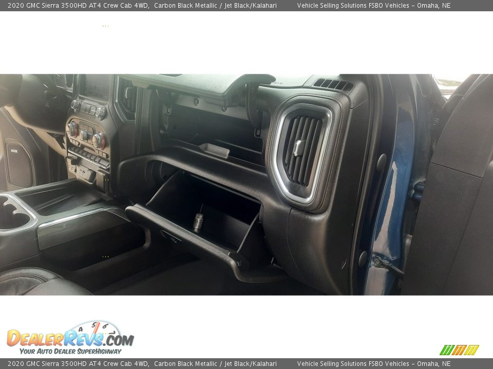 2020 GMC Sierra 3500HD AT4 Crew Cab 4WD Carbon Black Metallic / Jet Black/Kalahari Photo #11