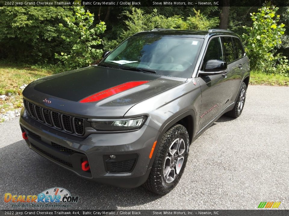 2022 Jeep Grand Cherokee Trailhawk 4x4 Baltic Gray Metallic / Global Black Photo #2