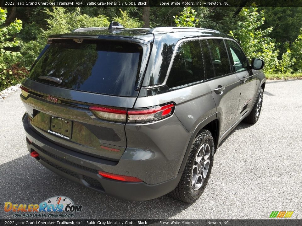 2022 Jeep Grand Cherokee Trailhawk 4x4 Baltic Gray Metallic / Global Black Photo #6