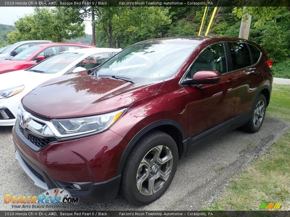 2019 Honda CR-V EX-L AWD Basque Red Pearl II / Black Photo #1