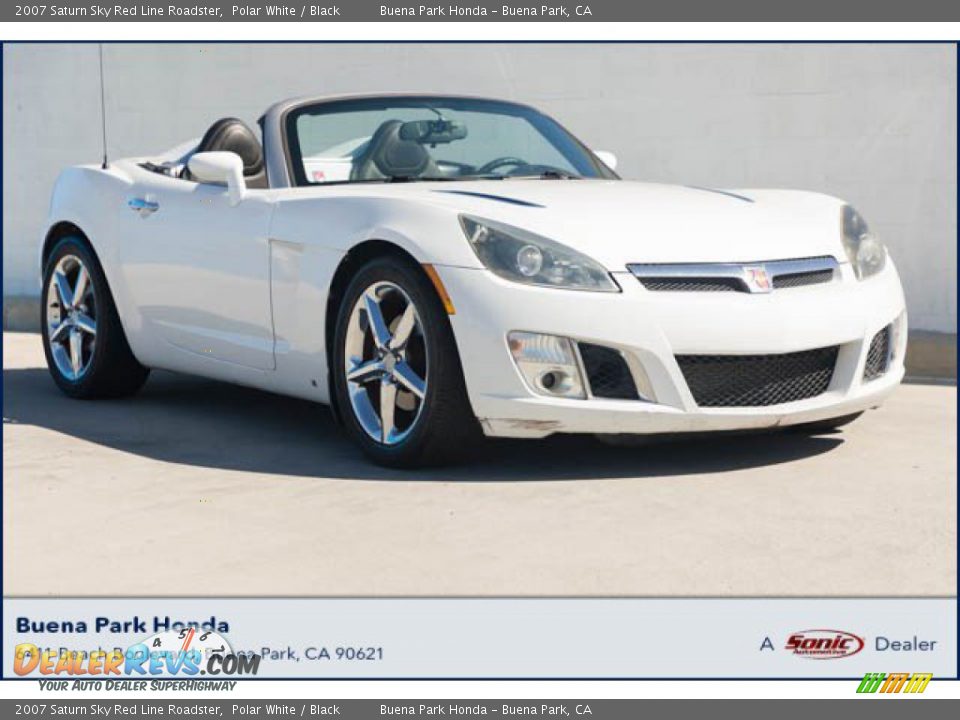 2007 Saturn Sky Red Line Roadster Polar White / Black Photo #1