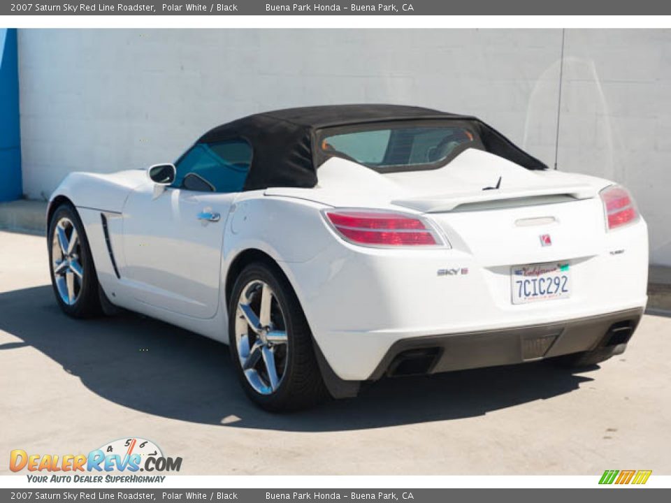 2007 Saturn Sky Red Line Roadster Polar White / Black Photo #2