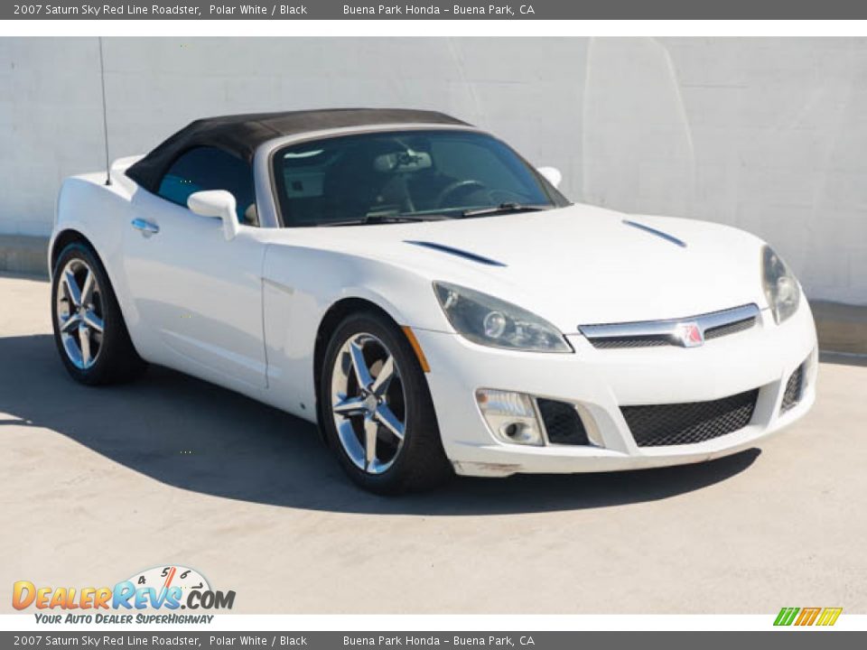 2007 Saturn Sky Red Line Roadster Polar White / Black Photo #6