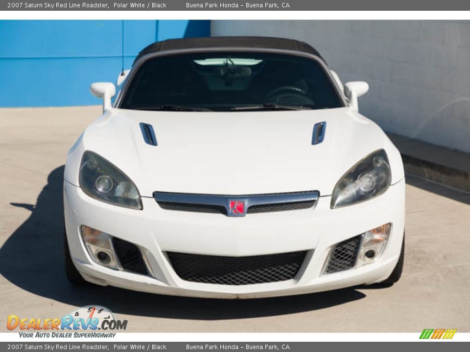 2007 Saturn Sky Red Line Roadster Polar White / Black Photo #7