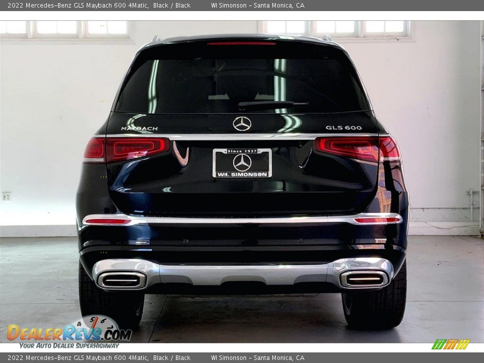 2022 Mercedes-Benz GLS Maybach 600 4Matic Black / Black Photo #3