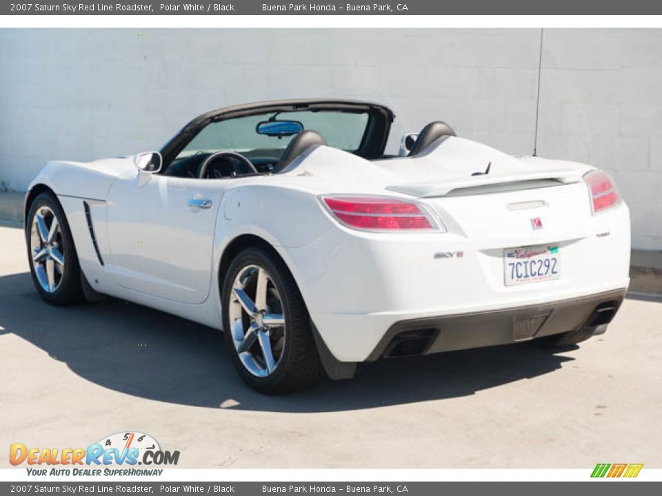 2007 Saturn Sky Red Line Roadster Polar White / Black Photo #11