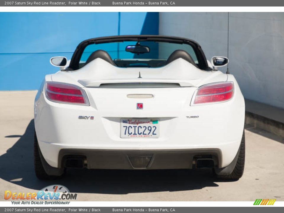 2007 Saturn Sky Red Line Roadster Polar White / Black Photo #12