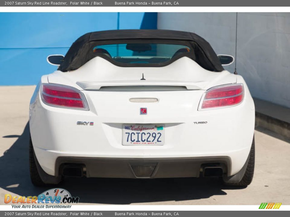 2007 Saturn Sky Red Line Roadster Polar White / Black Photo #13