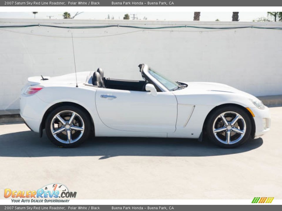 2007 Saturn Sky Red Line Roadster Polar White / Black Photo #17