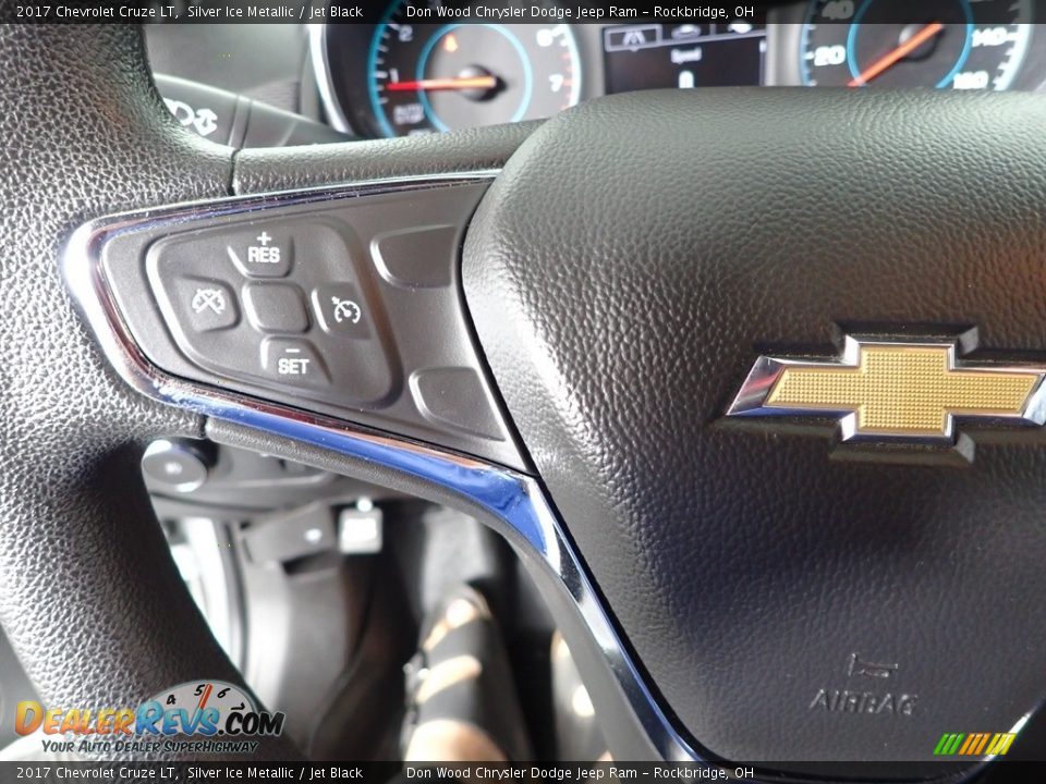2017 Chevrolet Cruze LT Silver Ice Metallic / Jet Black Photo #16
