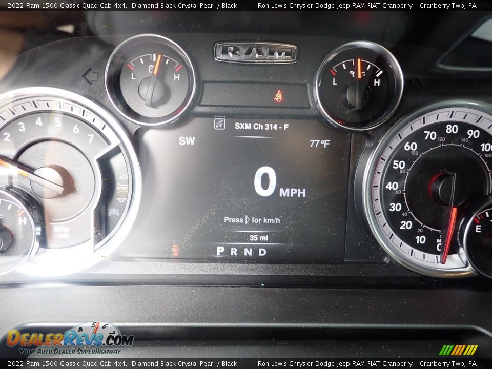 2022 Ram 1500 Classic Quad Cab 4x4 Gauges Photo #16