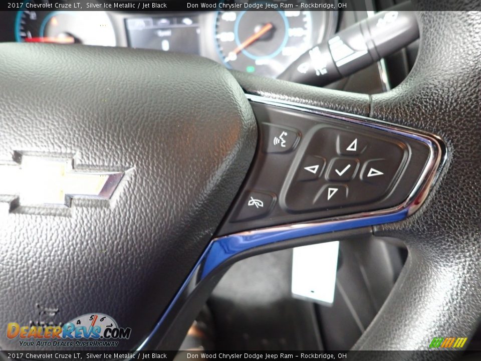 2017 Chevrolet Cruze LT Silver Ice Metallic / Jet Black Photo #17