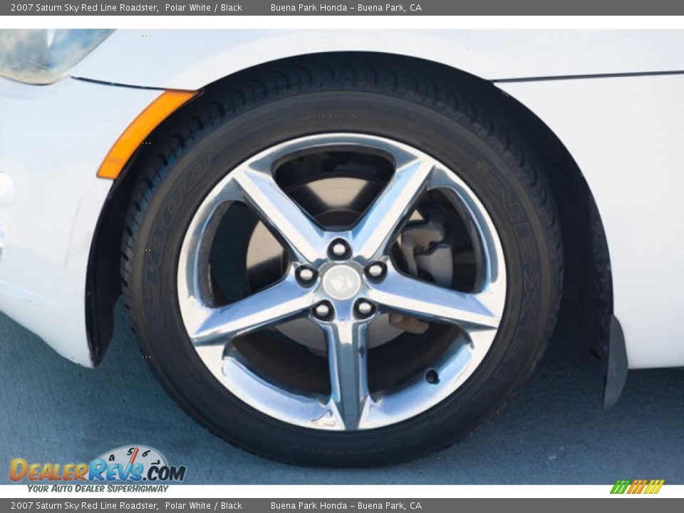 2007 Saturn Sky Red Line Roadster Polar White / Black Photo #31