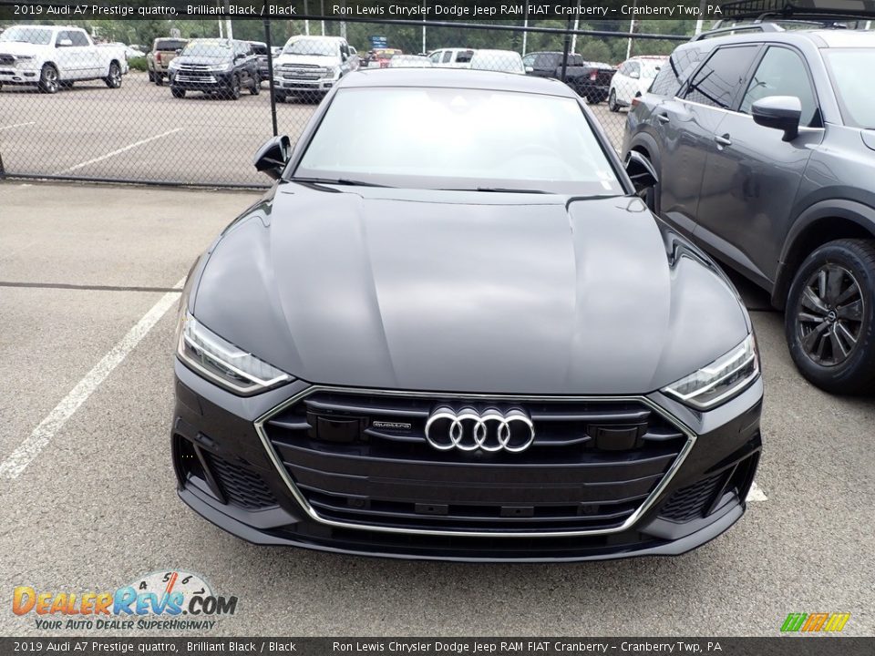 2019 Audi A7 Prestige quattro Brilliant Black / Black Photo #2