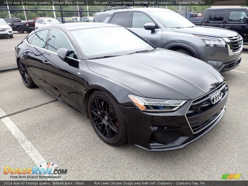 Front 3/4 View of 2019 Audi A7 Prestige quattro Photo #3