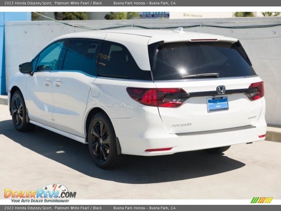 2023 Honda Odyssey Sport Platinum White Pearl / Black Photo #2