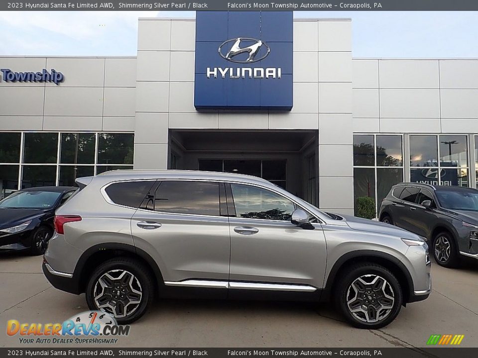 2023 Hyundai Santa Fe Limited AWD Shimmering Silver Pearl / Black Photo #1