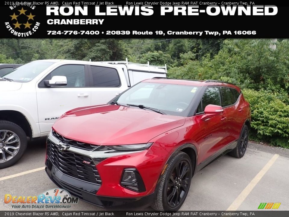 2019 Chevrolet Blazer RS AWD Cajun Red Tintcoat / Jet Black Photo #1