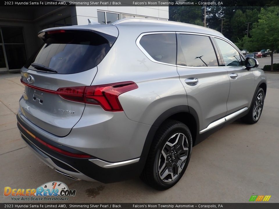 2023 Hyundai Santa Fe Limited AWD Shimmering Silver Pearl / Black Photo #2