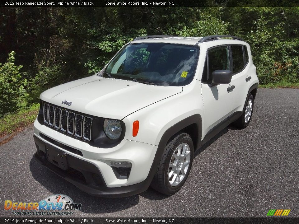 2019 Jeep Renegade Sport Alpine White / Black Photo #2