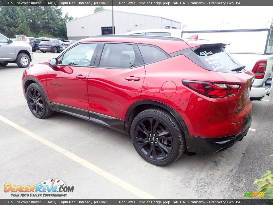 2019 Chevrolet Blazer RS AWD Cajun Red Tintcoat / Jet Black Photo #4