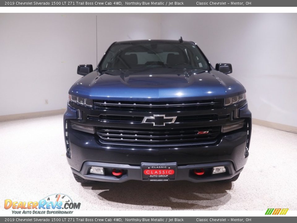 2019 Chevrolet Silverado 1500 LT Z71 Trail Boss Crew Cab 4WD Northsky Blue Metallic / Jet Black Photo #2